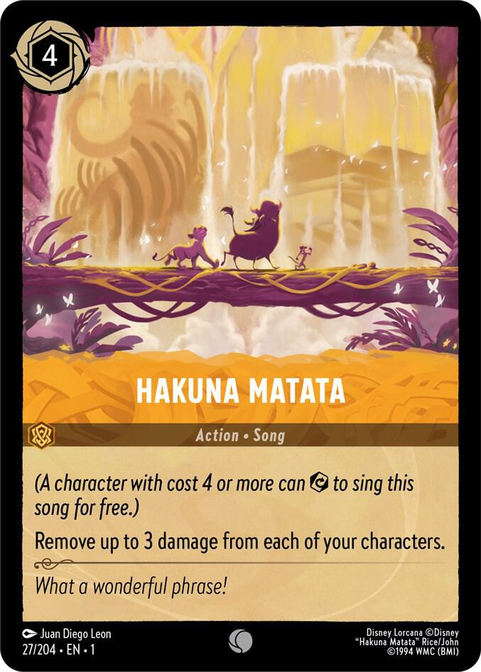 Hakuna Matata Common The First Chapter 27/204 NM