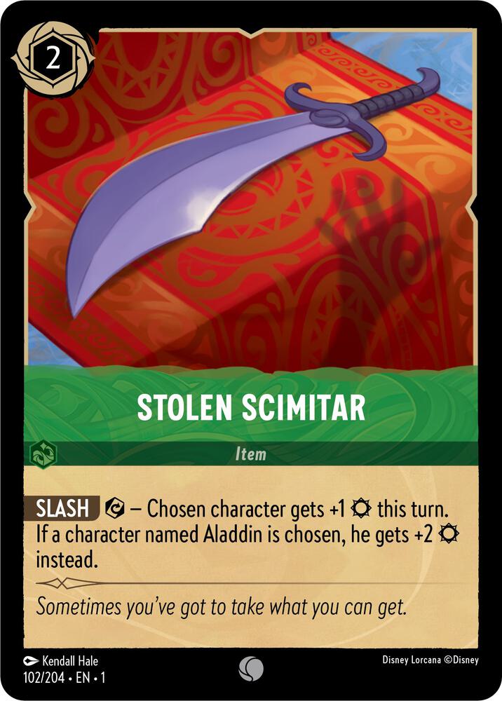 Stolen Scimitar Common The First Chapter 102/204 NM