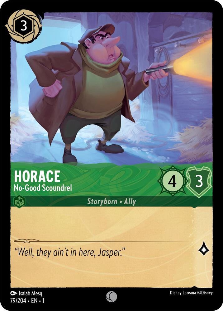 Horace - No-Good Scoundrel Common The First Chapter 79/204 NM