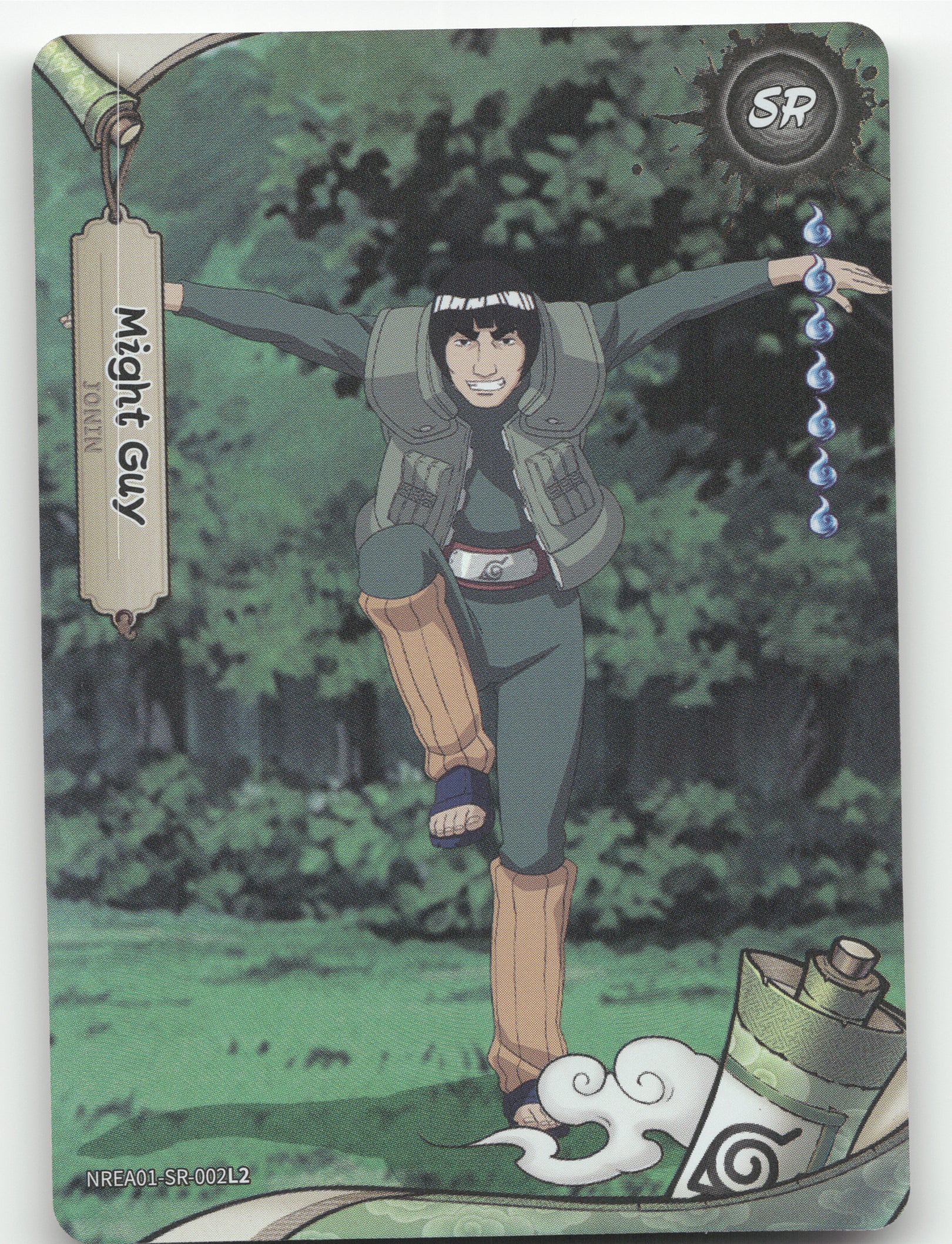 Might Guy Base SR Earth Scroll Series 1 002L2 NM front