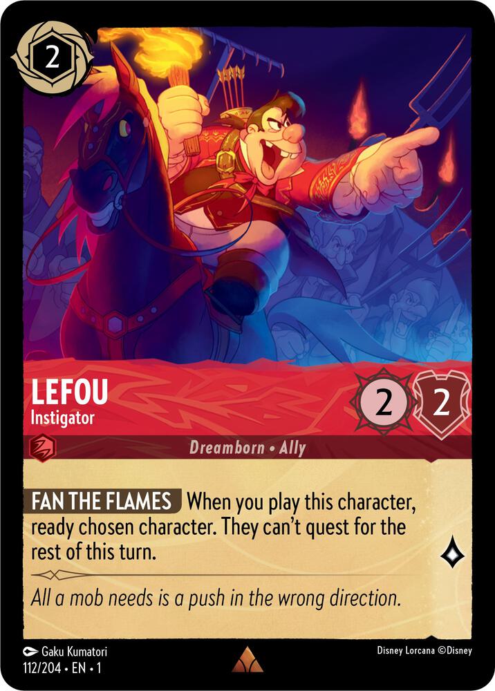 Lefou - Instigator Rare The First Chapter 112/204 NM
