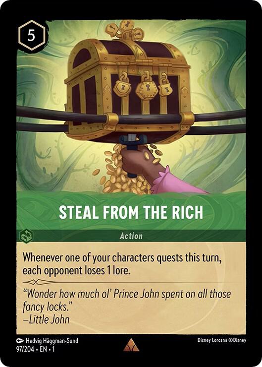 Steal From The Rich Rare The First Chapter 97/204 NM