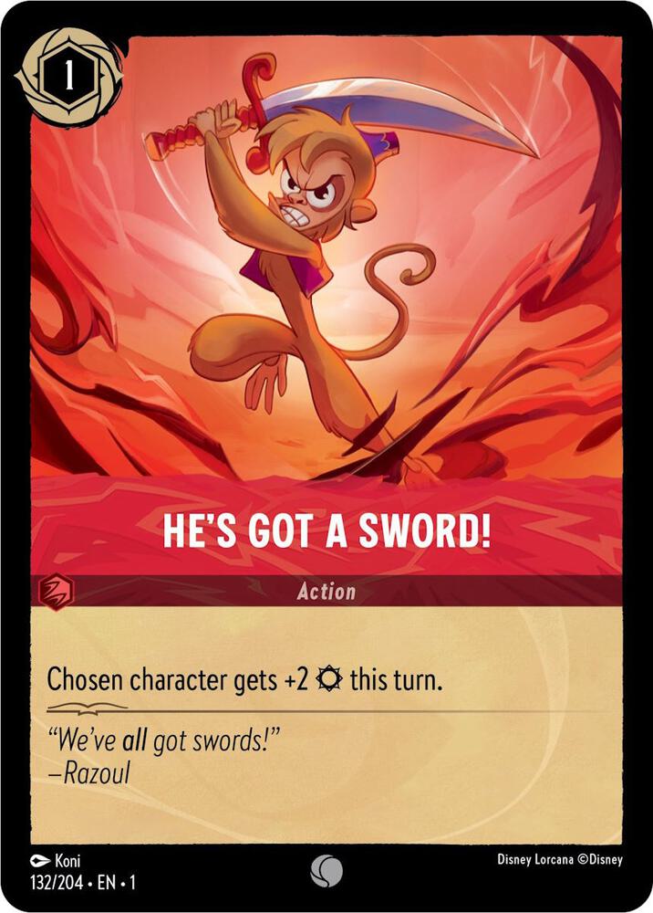 He's Got A Sword! Common The First Chapter 132/204 NM