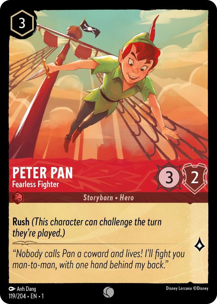 Peter Pan - Fearless Fighter Common The First Chapter 119/204 NM