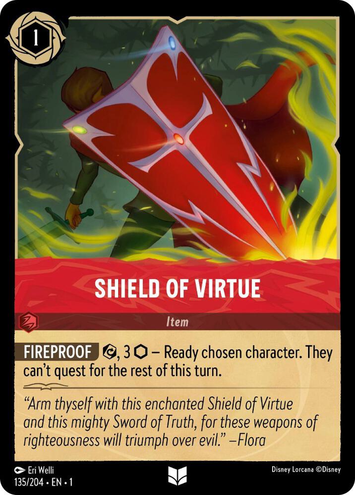 Shield of Virtue Uncommon The First Chapter 135/204 NM