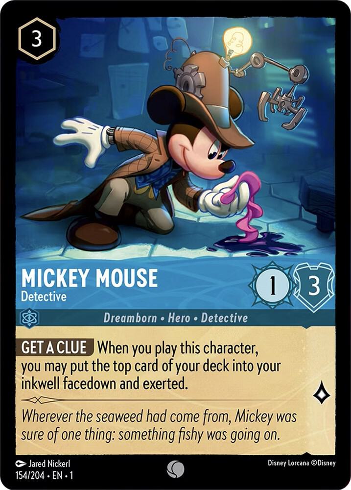 Mickey Mouse - Detective Common The First Chapter 154/204 NM