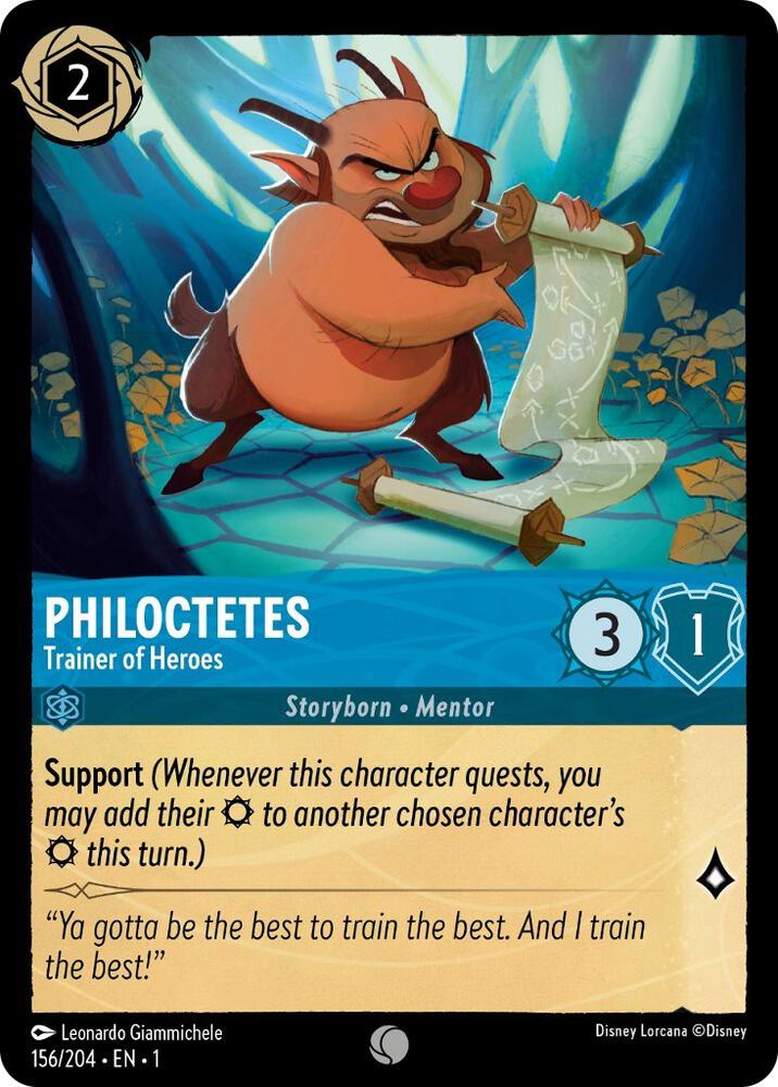 Philoctetes - Trainer of Heroes Common The First Chapter 156/204 NM