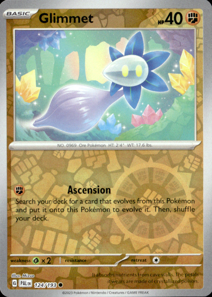 Glimmet Reverse Holo Common SV02: Paldea Evolved 124/193 NM