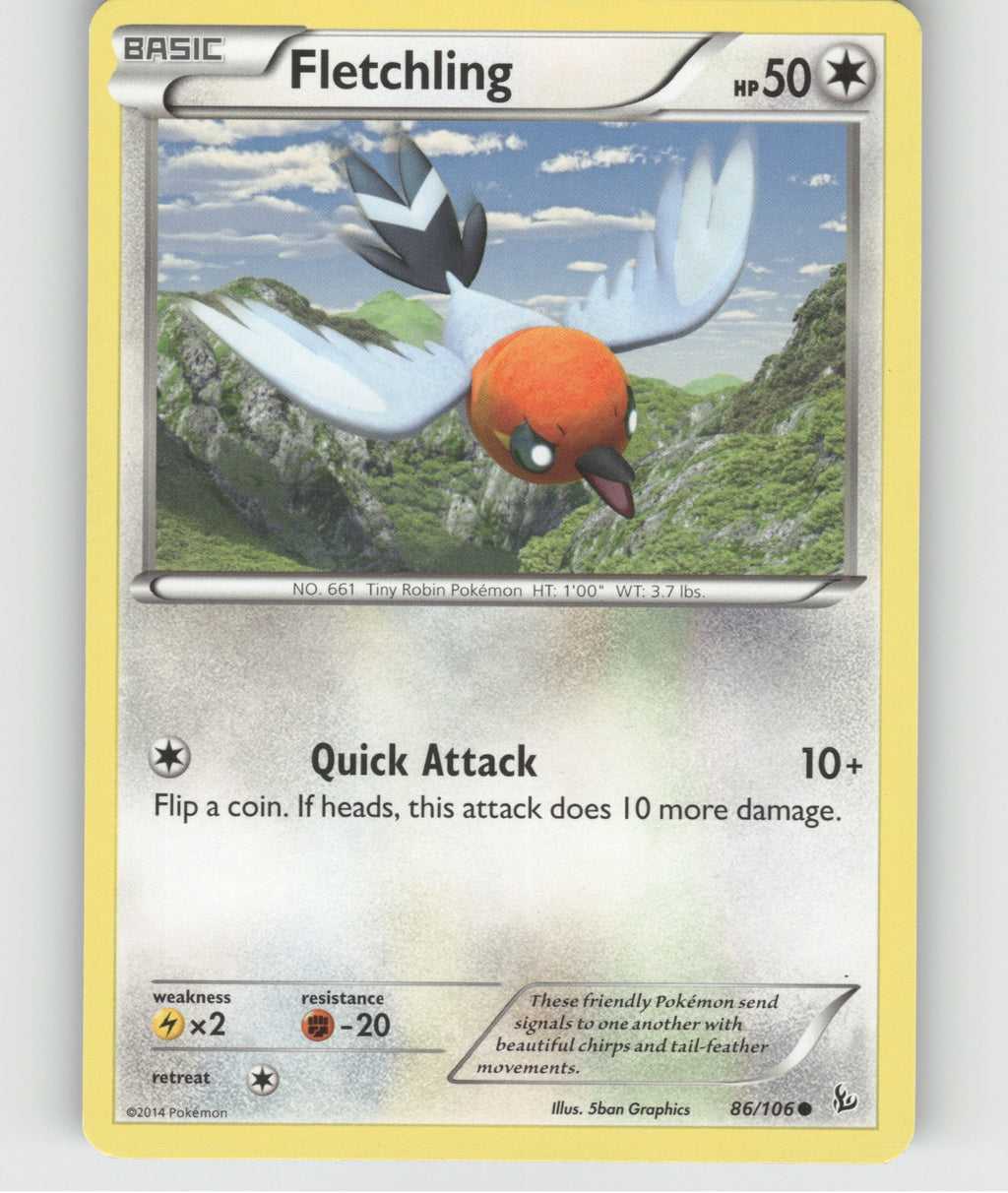 Fletchling Common XY - Flashfire 86/106 NM