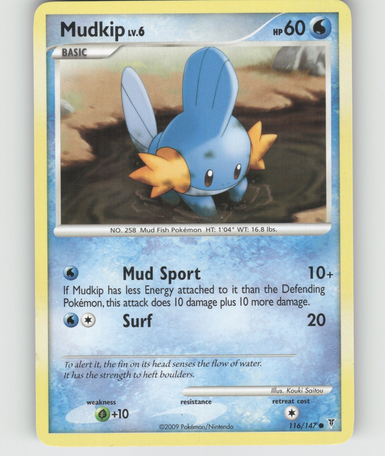 Mudkip Common EX Dragon 65/97 NM