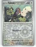Taillow Reverse Holo Common SV10: Destined Rivals 156/182 NM