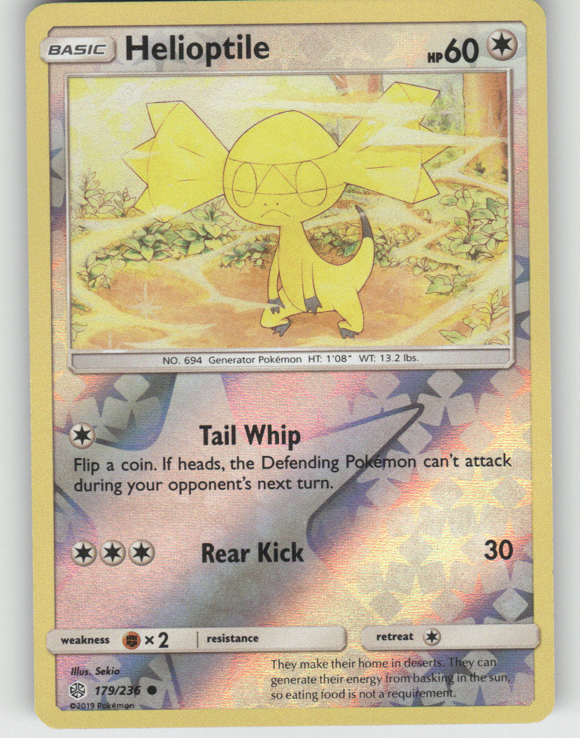 Helioptile Reverse Holo Common SM - Cosmic Eclipse 179/236 NM
