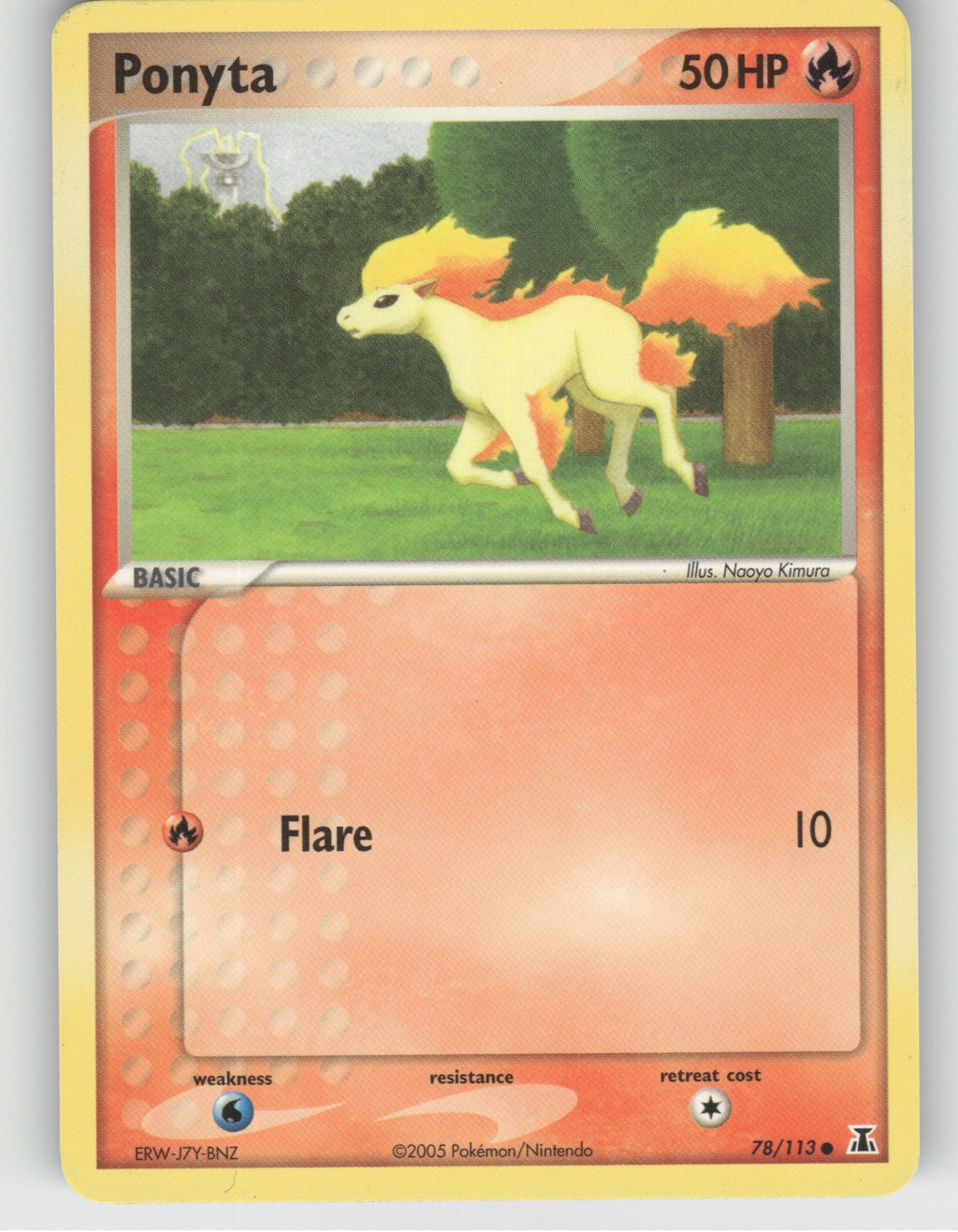 Ponyta Common EX Delta Species 78/113 NM