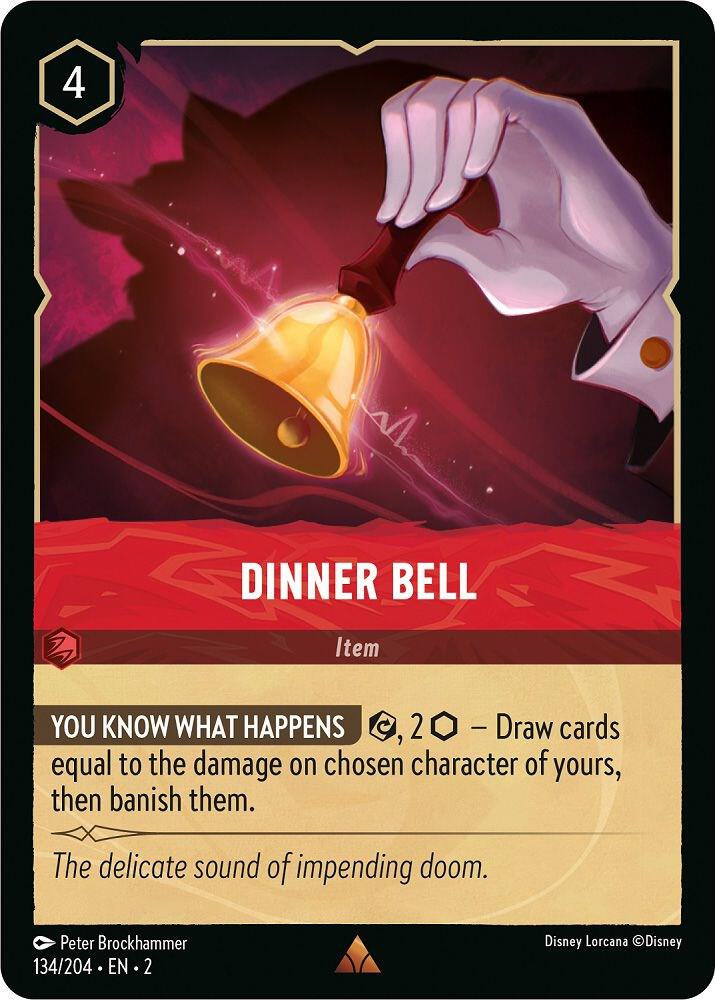 Dinner Bell Rare Rise of the Floodborn 134/204 NM