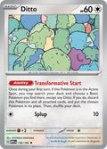 Ditto Holo Rare SV: Scarlet & Violet 151 132/165 NM