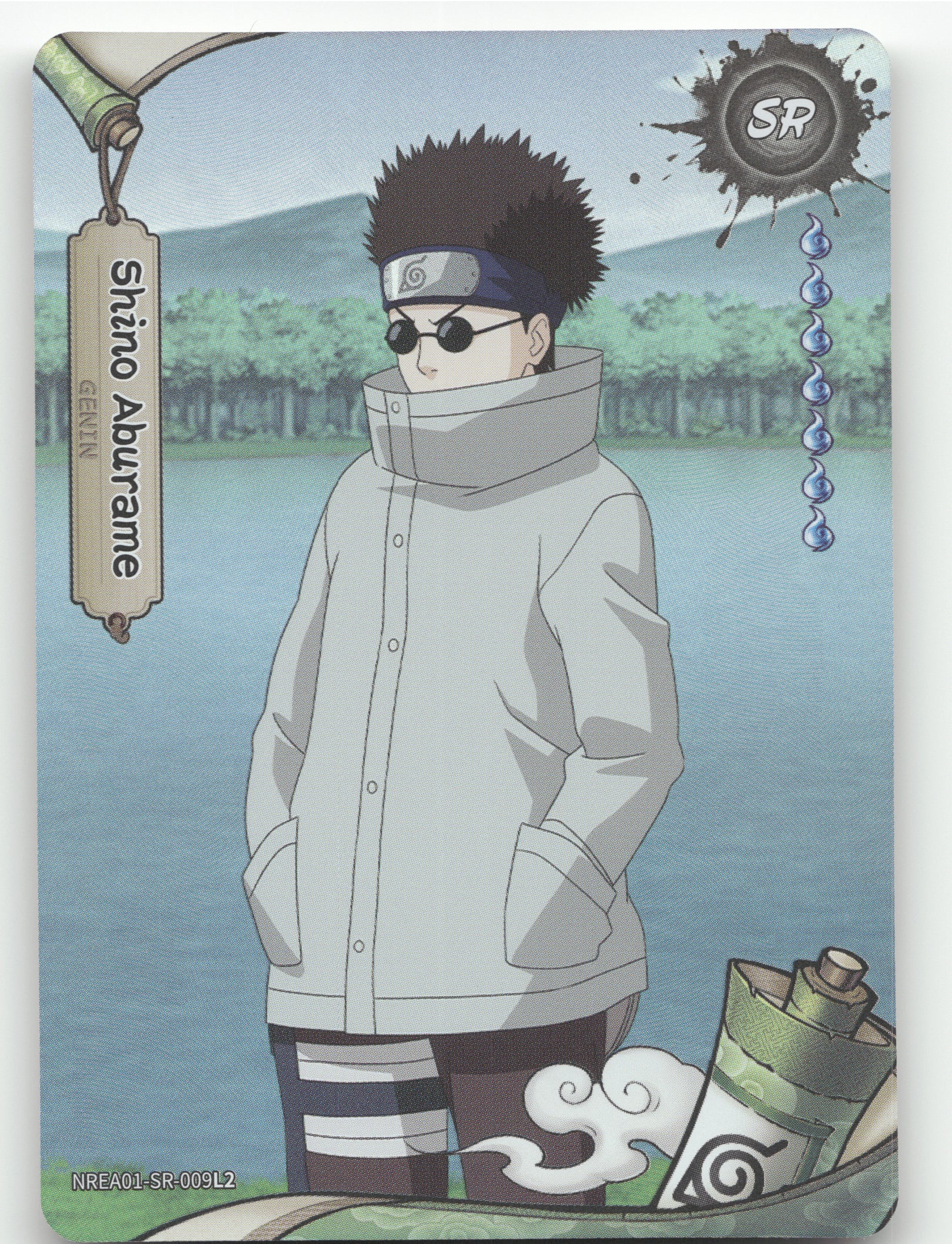 Shino Aburame Base SR Earth Scroll Series 1 009L2 NM front