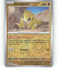 Sandshrew Reverse Holo Common SV: Scarlet & Violet 151 027/165 NM