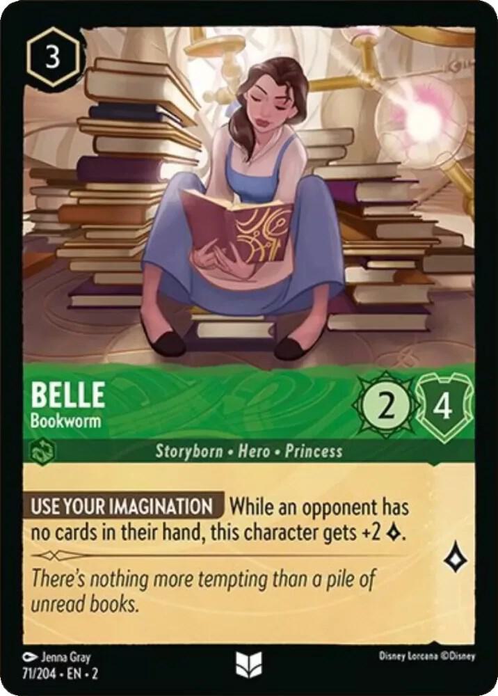 Belle - Bookworm Uncommon Rise of the Floodborn 71/204 NM