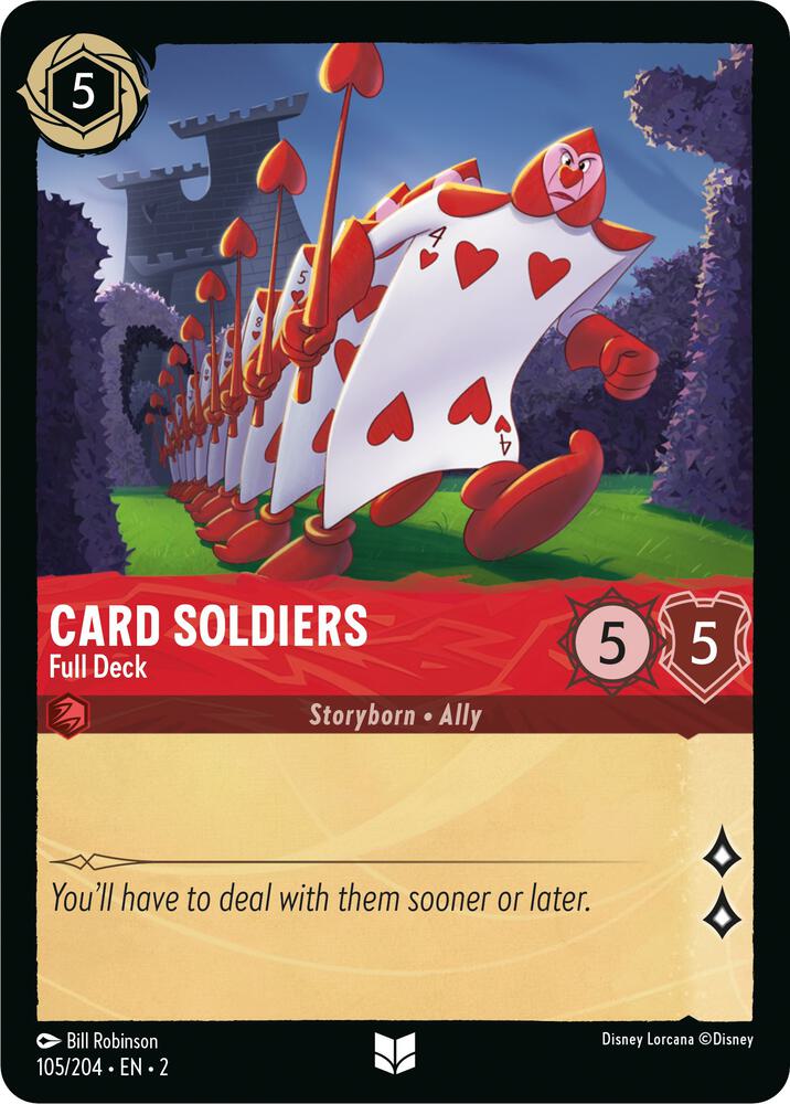 Card Soldiers - Full Deck Uncommon Rise of the Floodborn 105/204 NM