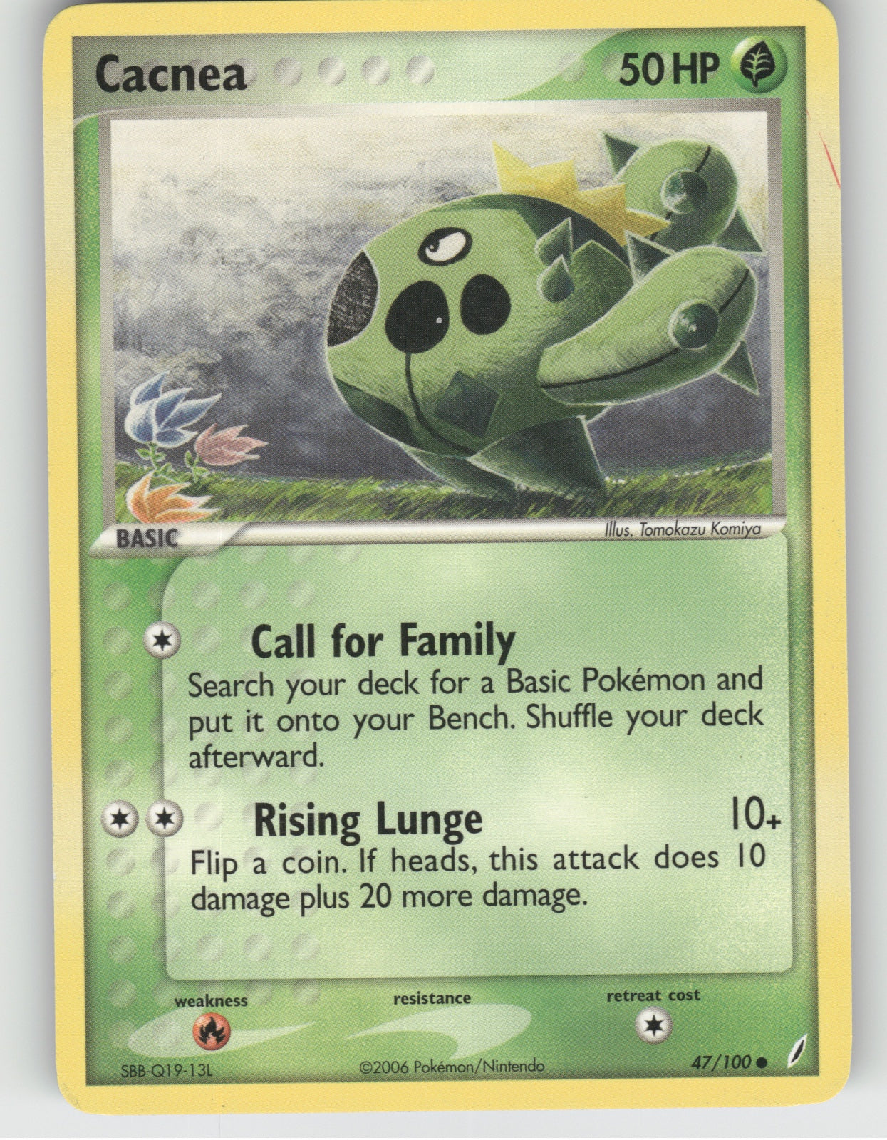 Cacnea Common EX Crystal Guardians 47/100 NM