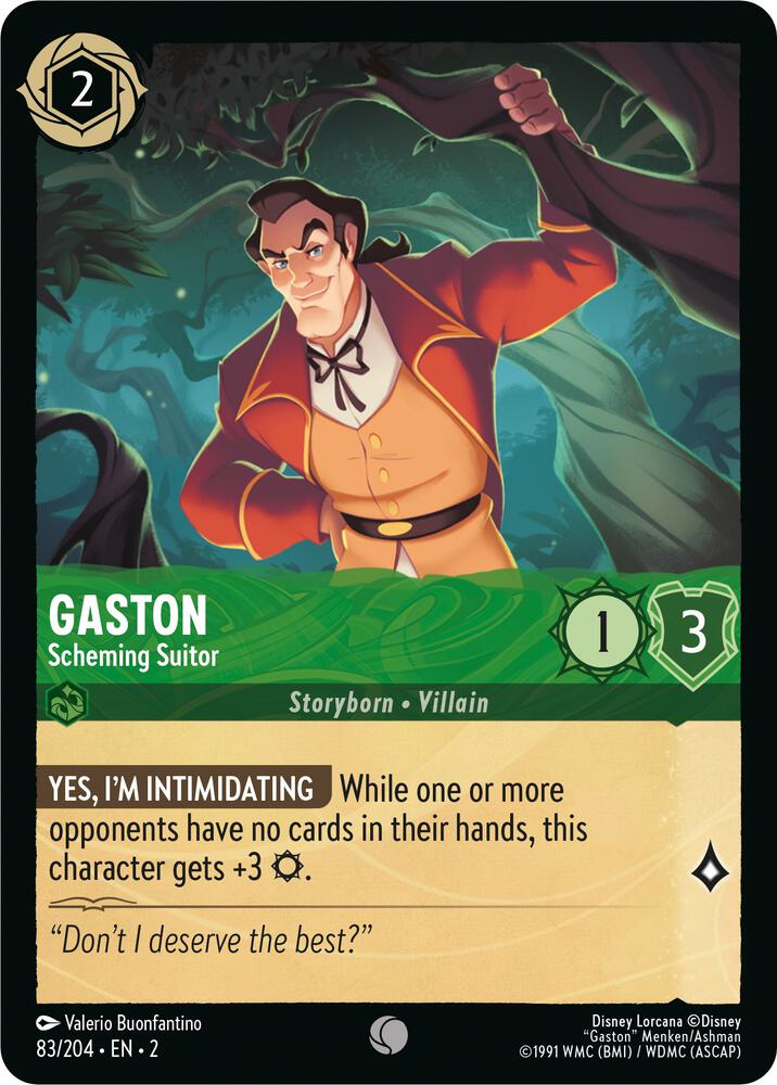 Gaston - Scheming Suitor Common Rise of the Floodborn 83/204 NM
