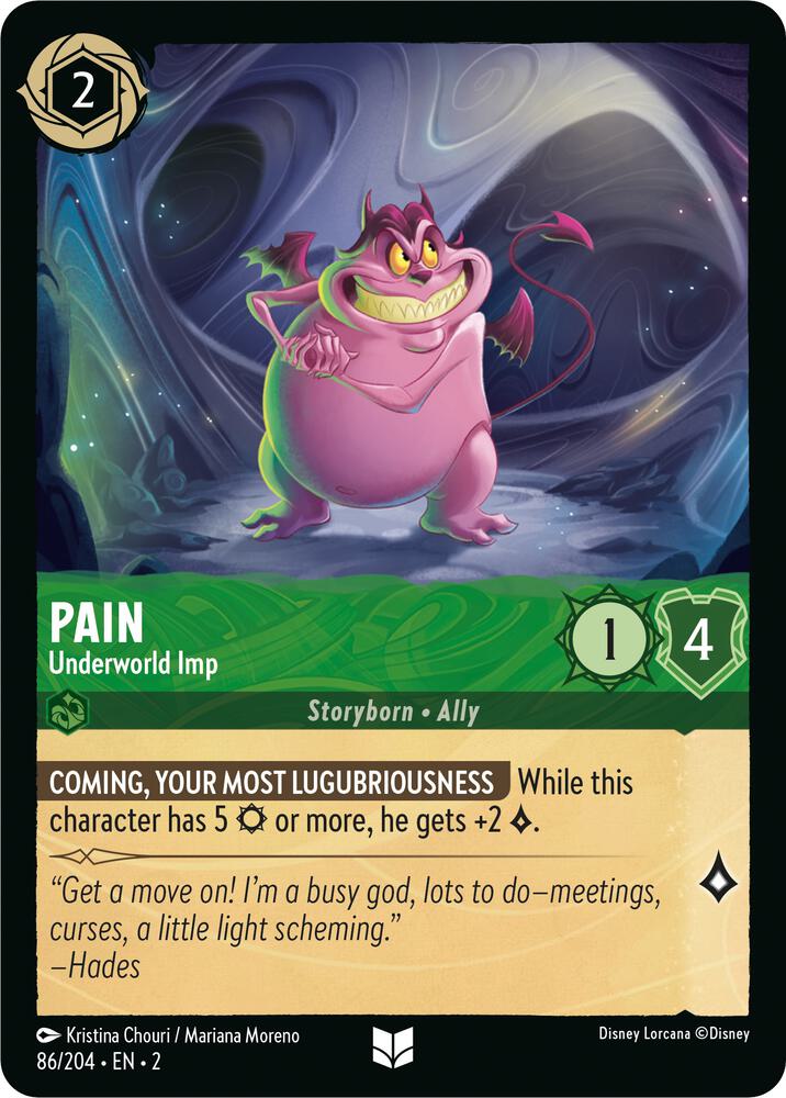 Pain - Underworld Imp Uncommon Rise of the Floodborn 86/204 NM