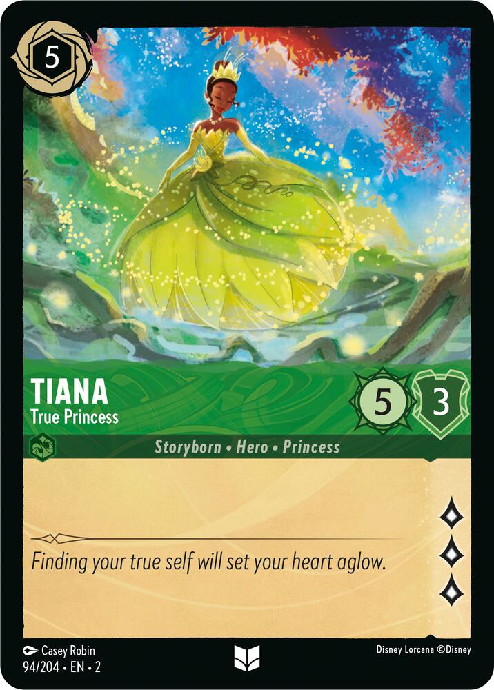 Tiana - True Princess Uncommon Rise of the Floodborn 94/204 NM