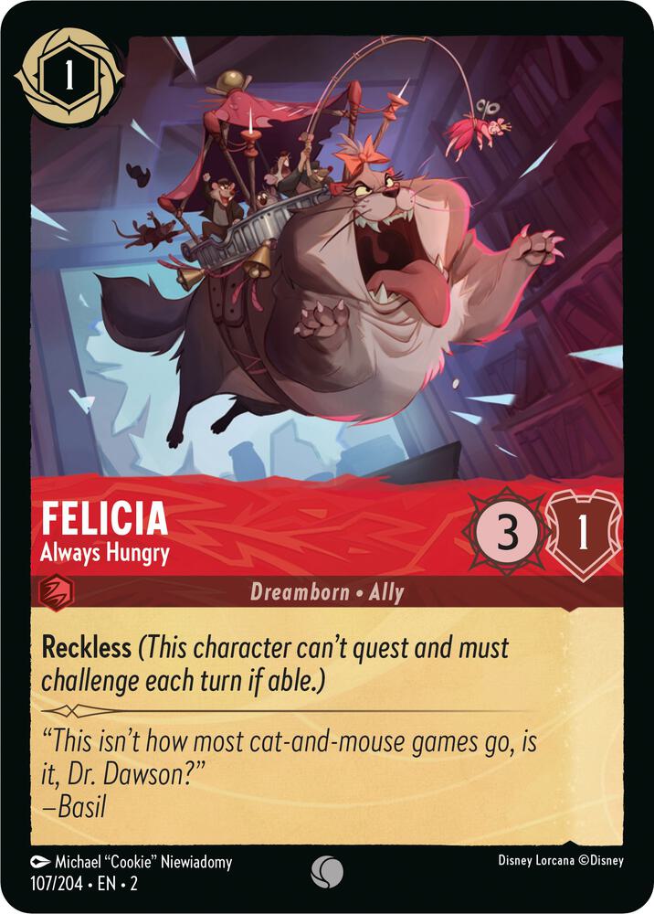 Felicia - Always Hungry Common Rise of the Floodborn 107/204 NM