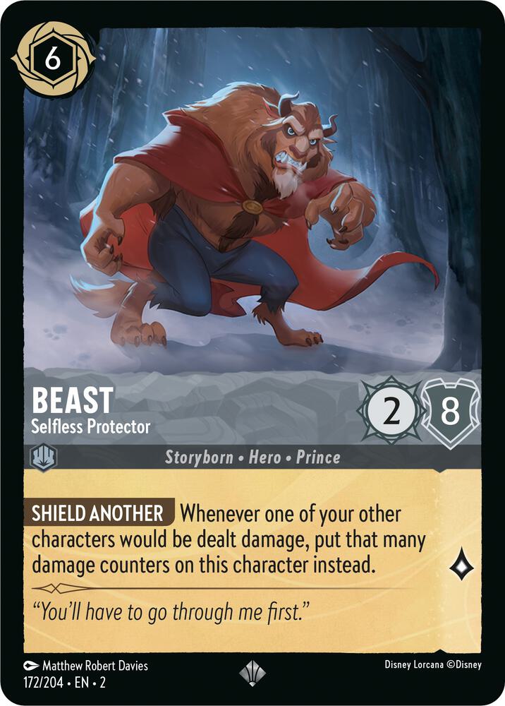 Beast - Selfless Protector Super Rare Rise of the Floodborn 172/204 NM