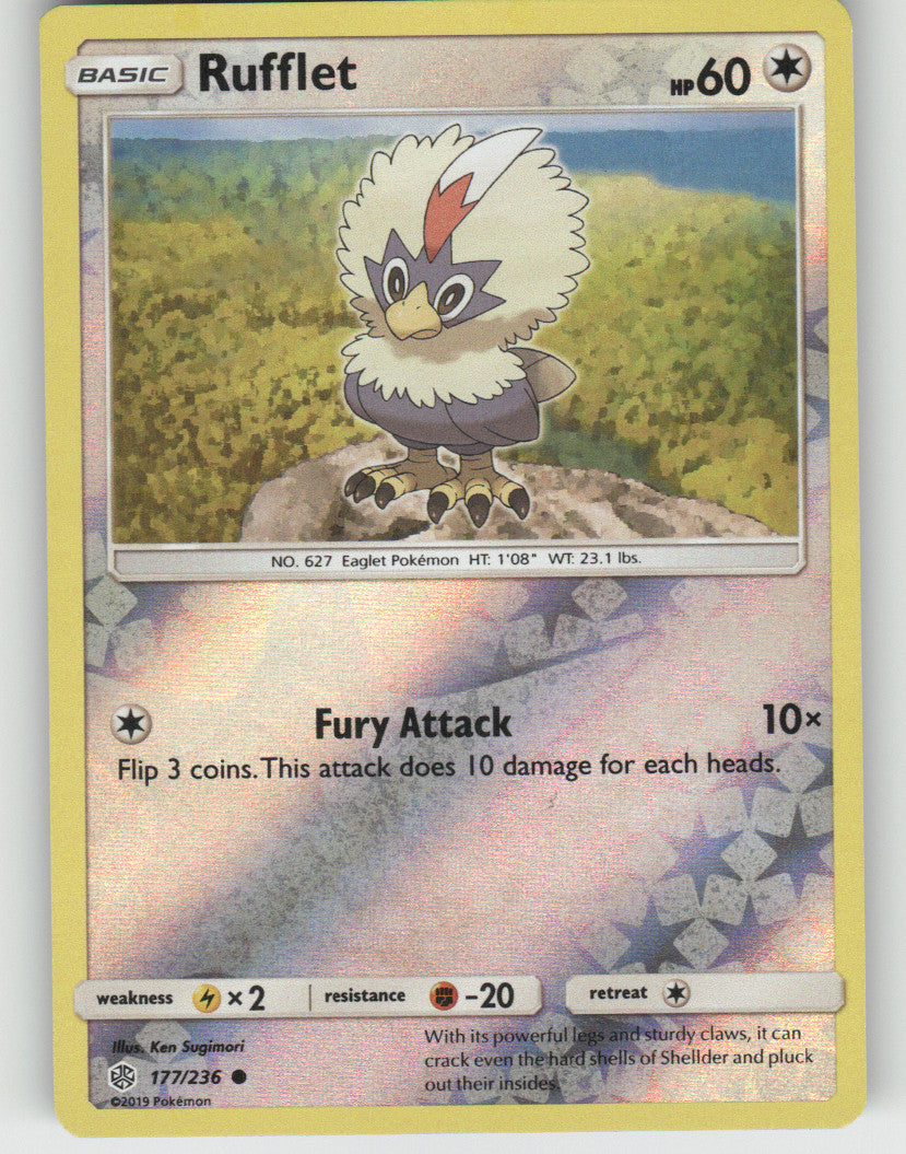 Rufflet Reverse Holo Common SM - Cosmic Eclipse 177/236 NM
