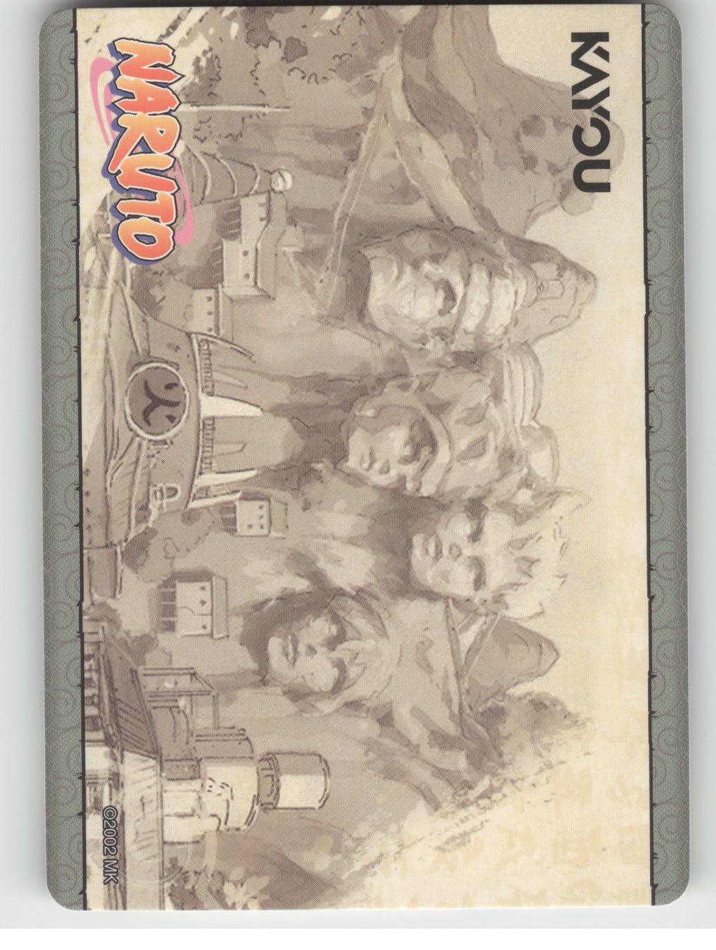 Gotta See! Gotta Know! Kakashi Sensei’s True Face!\n1/5 Base R Earth Scroll Seri (Back)