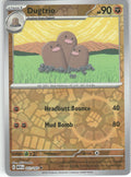 Diglett Reverse Holo Common SV: Scarlet & Violet 151 050/165 NM