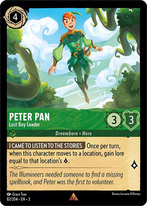 Peter Pan - Lost Boy Leader Rare Into the Inklands 82/204 NM