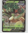 Rillaboom V Holo Ultra Rare SWSH08: Fusion Strike 022/264 NM