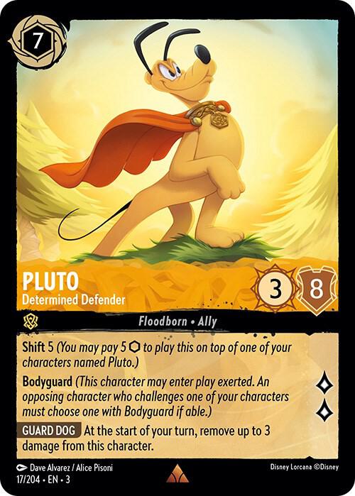 Pluto - Determined Defender Rare Into the Inklands 17/204 NM