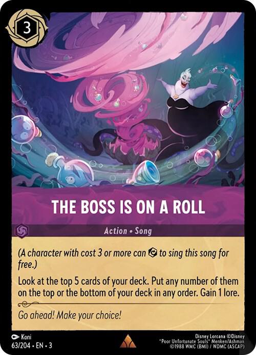 The Boss is on a Roll Rare Into the Inklands 63/204 NM