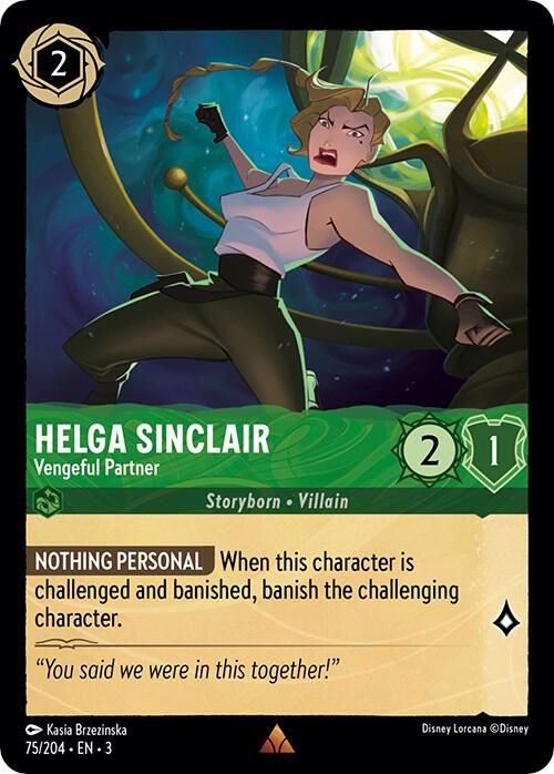 Helga Sinclair - Vengeful Partner Rare Into the Inklands 75/204 NM