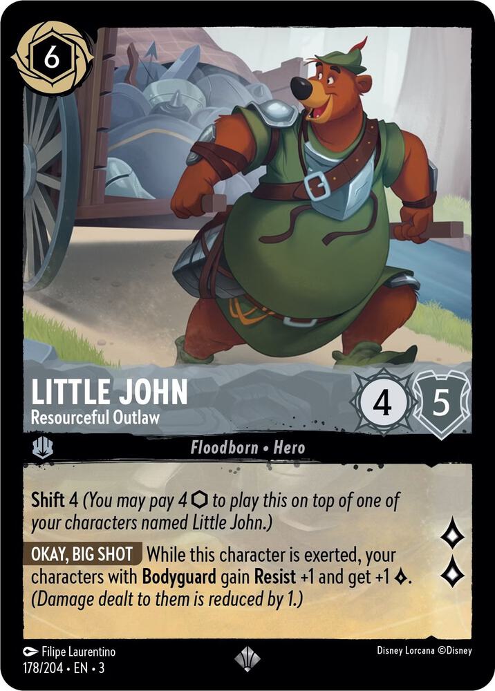 Little John - Resourceful Outlaw Super Rare Into the Inklands 178/204 NM