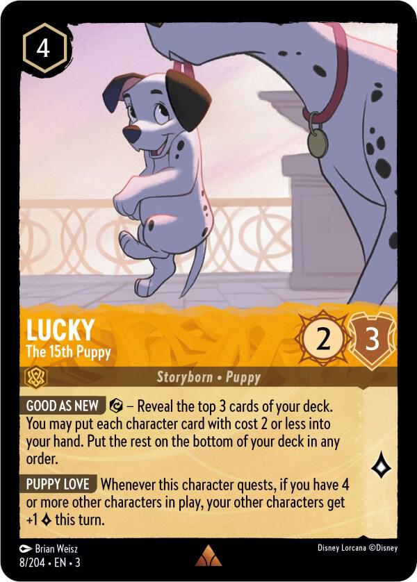 Lucky - The 15th Puppy Rare Into the Inklands 8/204 NM