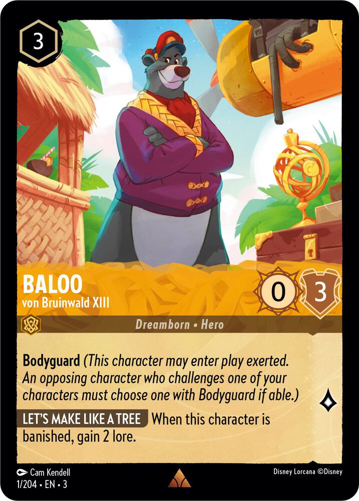 Baloo - von Bruinwald XIII Rare Into the Inklands 1/204 NM