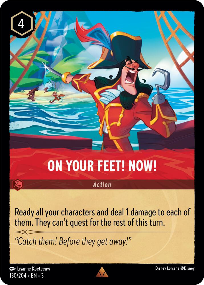 On Your Feet! Now! Rare Into the Inklands 130/204 NM