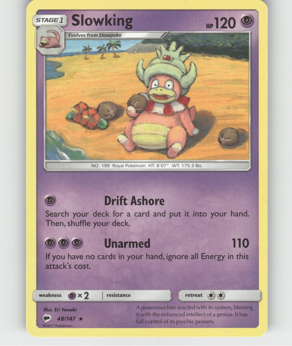 Slowking Rare SM - Burning Shadows 48/147 NM