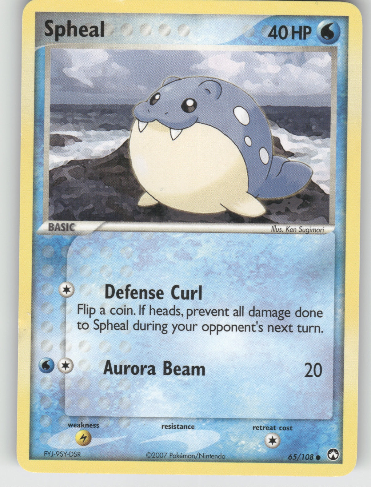 Spheal Common EX Power Keepers 65/108 NM