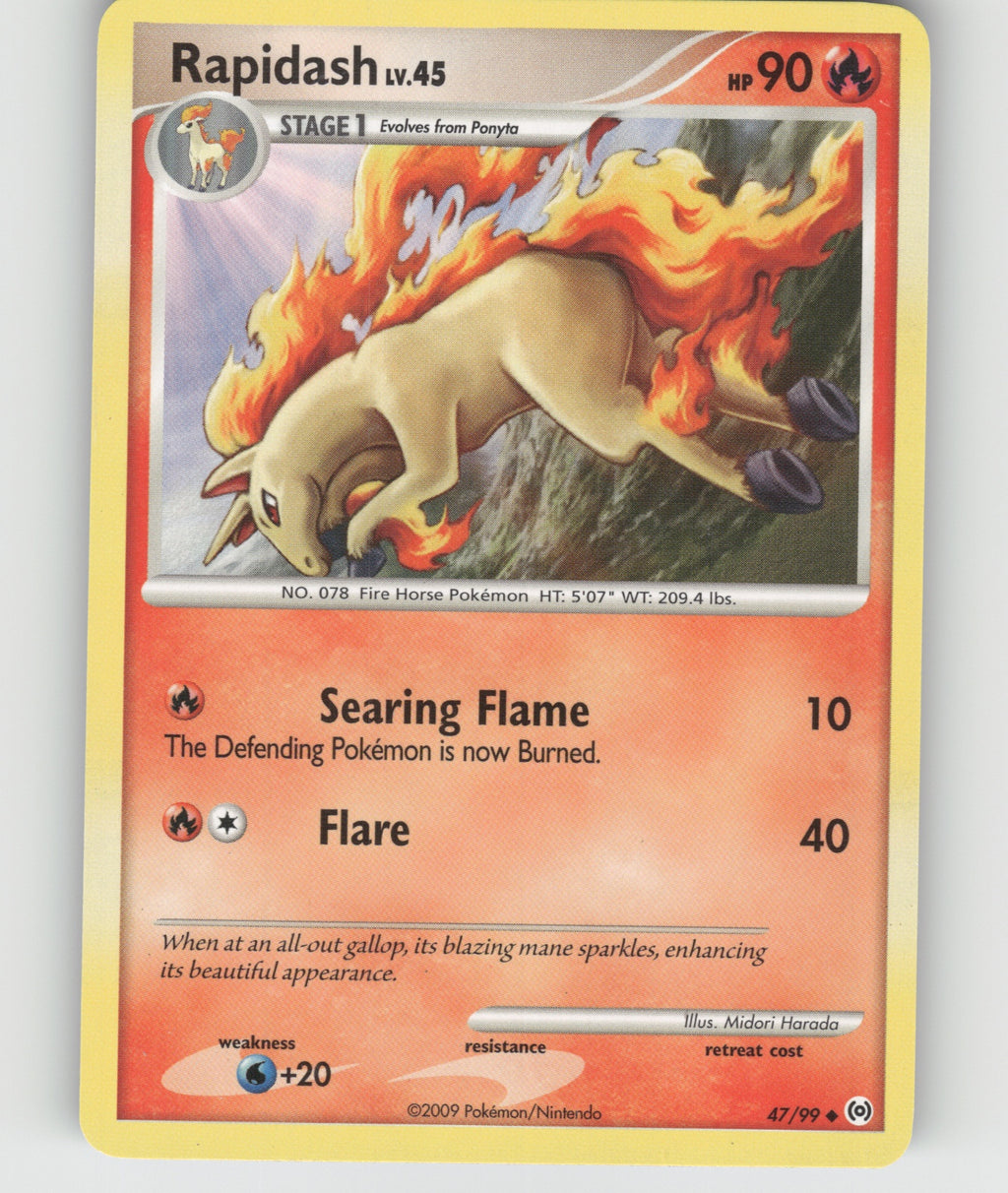 Rapidash (47) Uncommon Arceus 47/99 NM