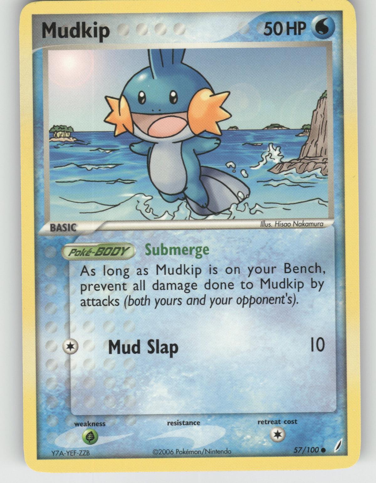 Mudkip Common EX Crystal Guardians 57/100 NM