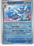 Vaporeon Reverse Holo Rare SV: Prismatic Evolutions 022/131 NM