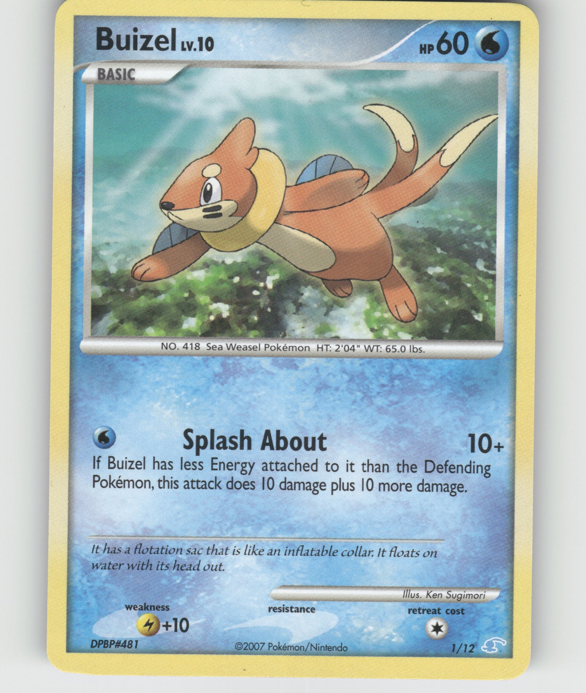 Buizel Common DP Trainer Kit: Manaphy & Lucario 1/12 NM