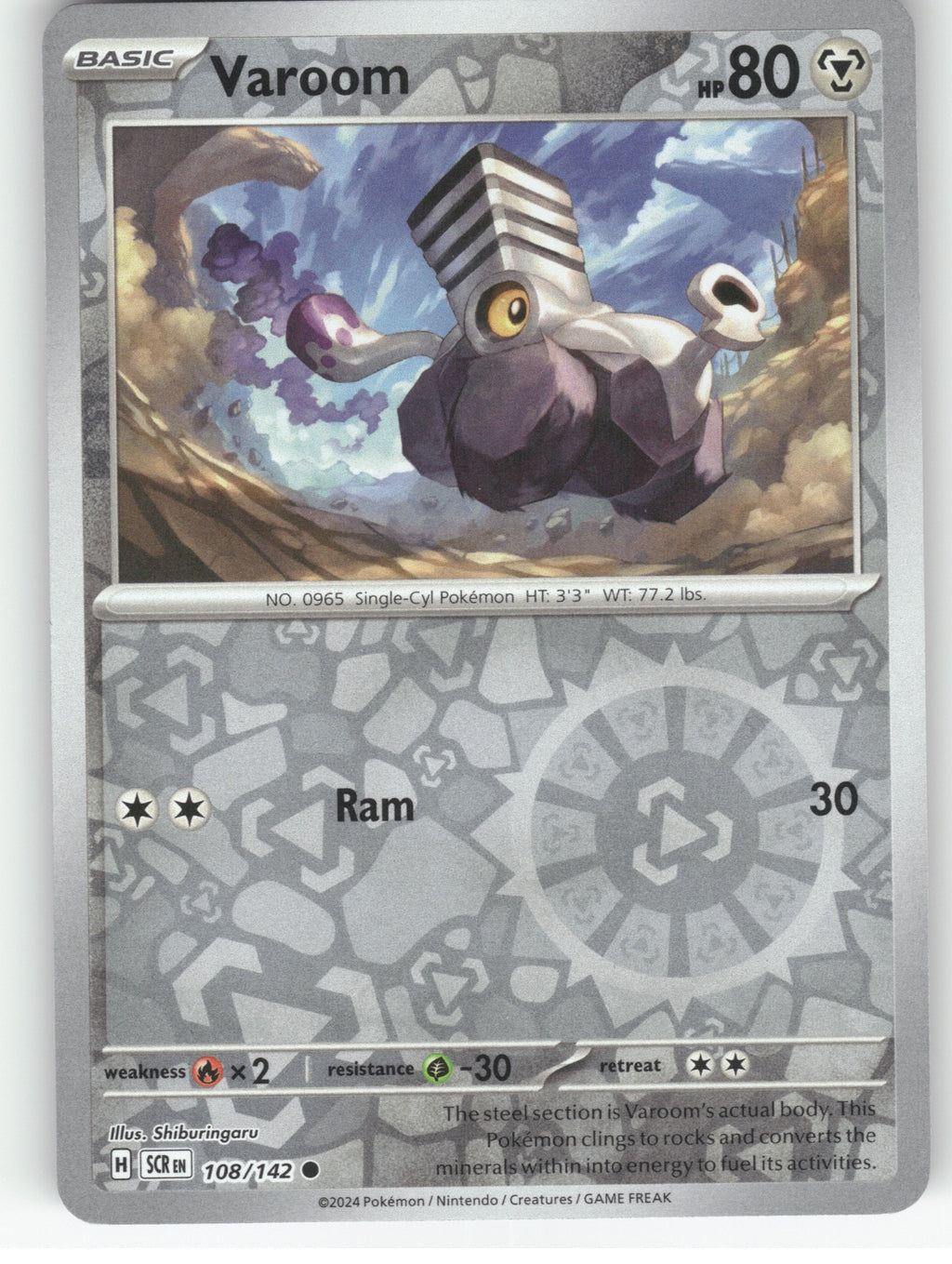 Varoom Reverse Holo Common SV07: Stellar Crown 108/142 NM