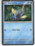 Carvanha Holo Promo SV: Scarlet & Violet Promo Cards 093 NM