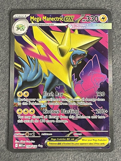 Mega Manectric ex 2025 Mega Evolution #158/132 Near Mint